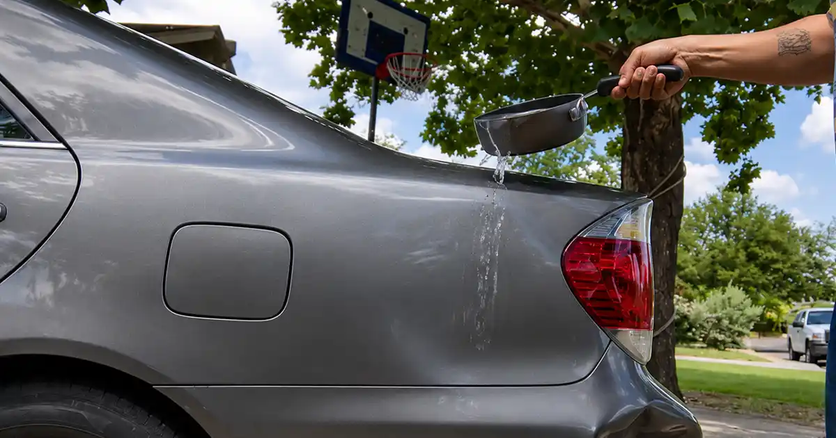 How to remove dent from car at home DIY