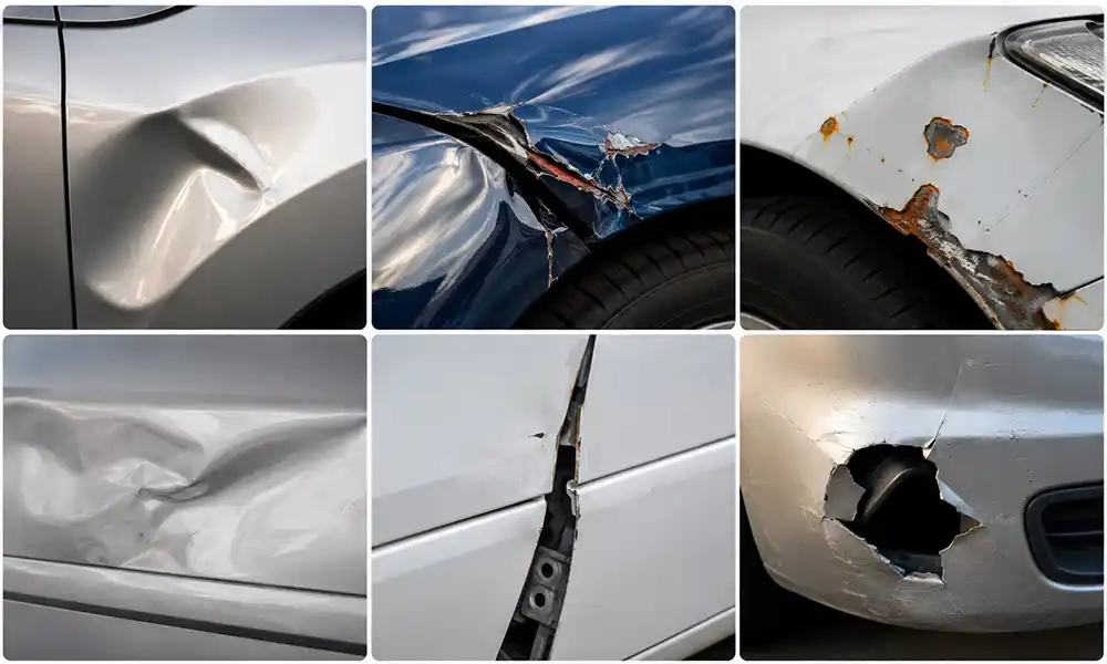 6 situations where paintless dent repair cannot work