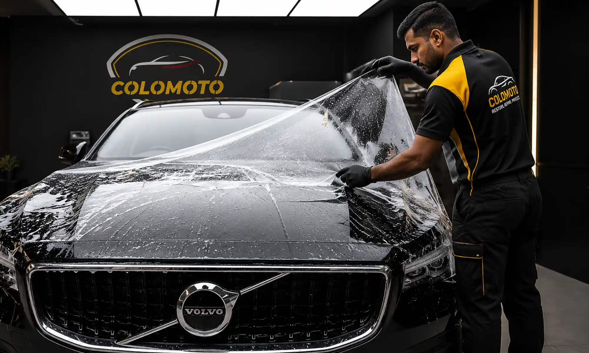 Colomoto PPF installation bay and 7 step process