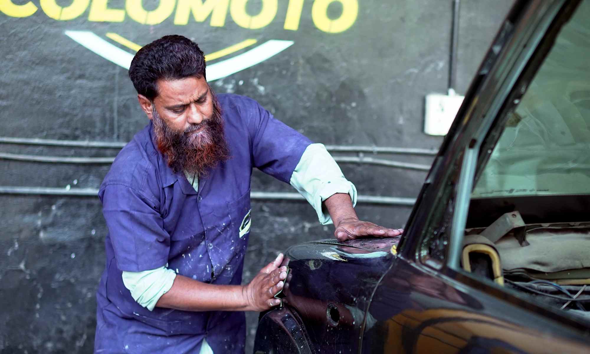 Colomoto ceramic coating health check inspection in Lucknow